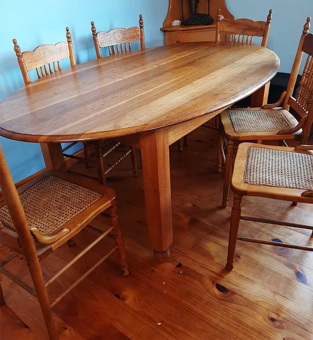 Teak Dining Room Table and Chairs - Noordhoek Auctioneers